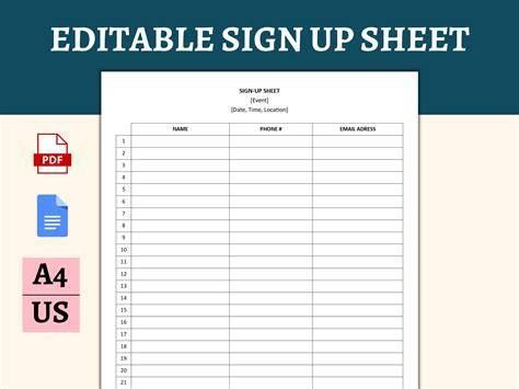 sign up